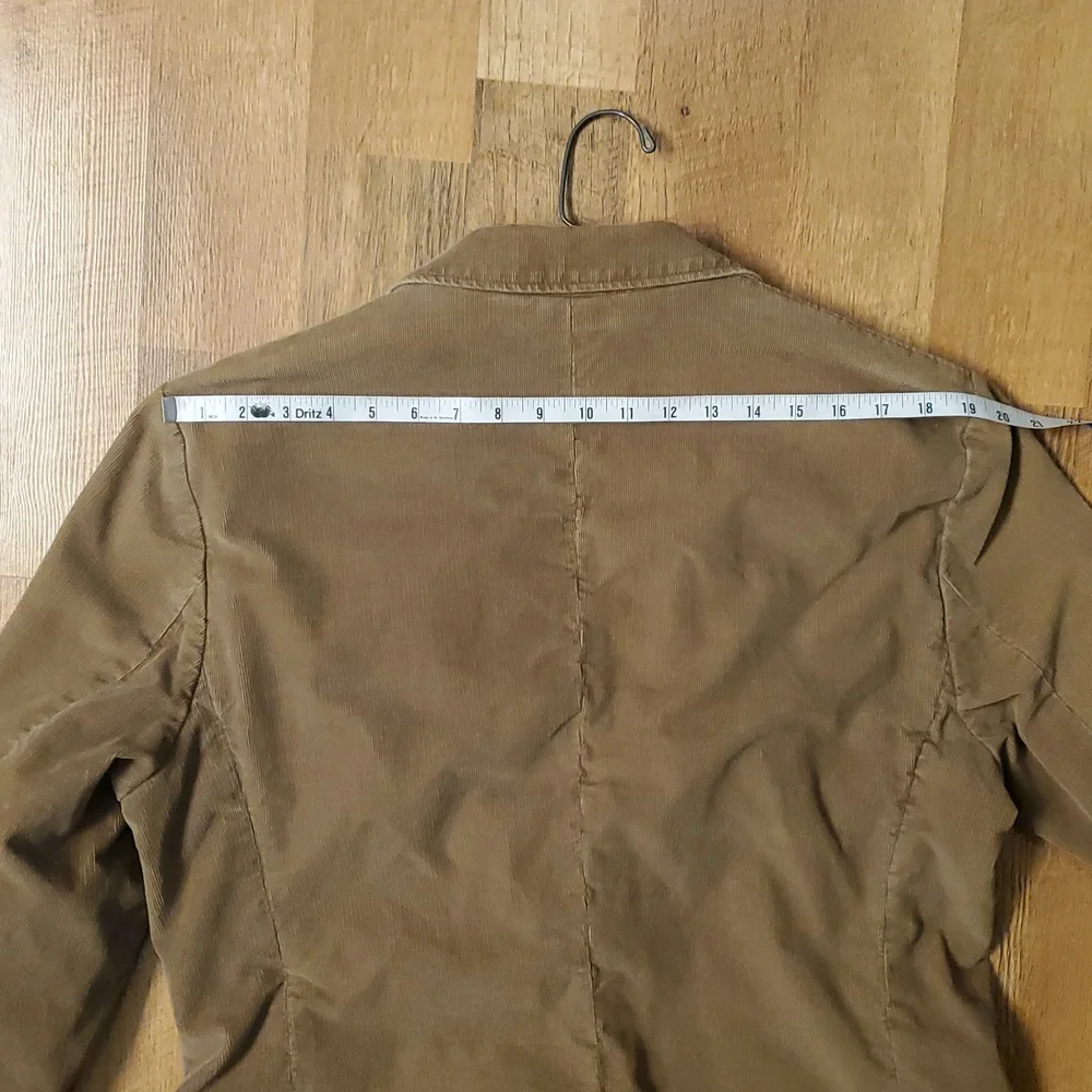 J‎ Crew Camel Brown Corduroy Blazer 2 Button Sports Coat Size Large